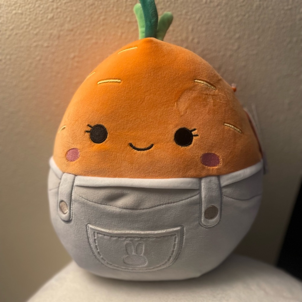 Squishmallows Orange Carrot Plush